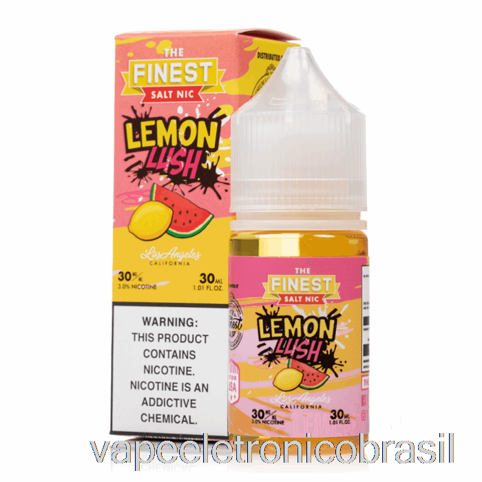 Vape Recarregável Limão Exuberante - A Melhor Edição De Doces Salt Nic - 30ml 30mg